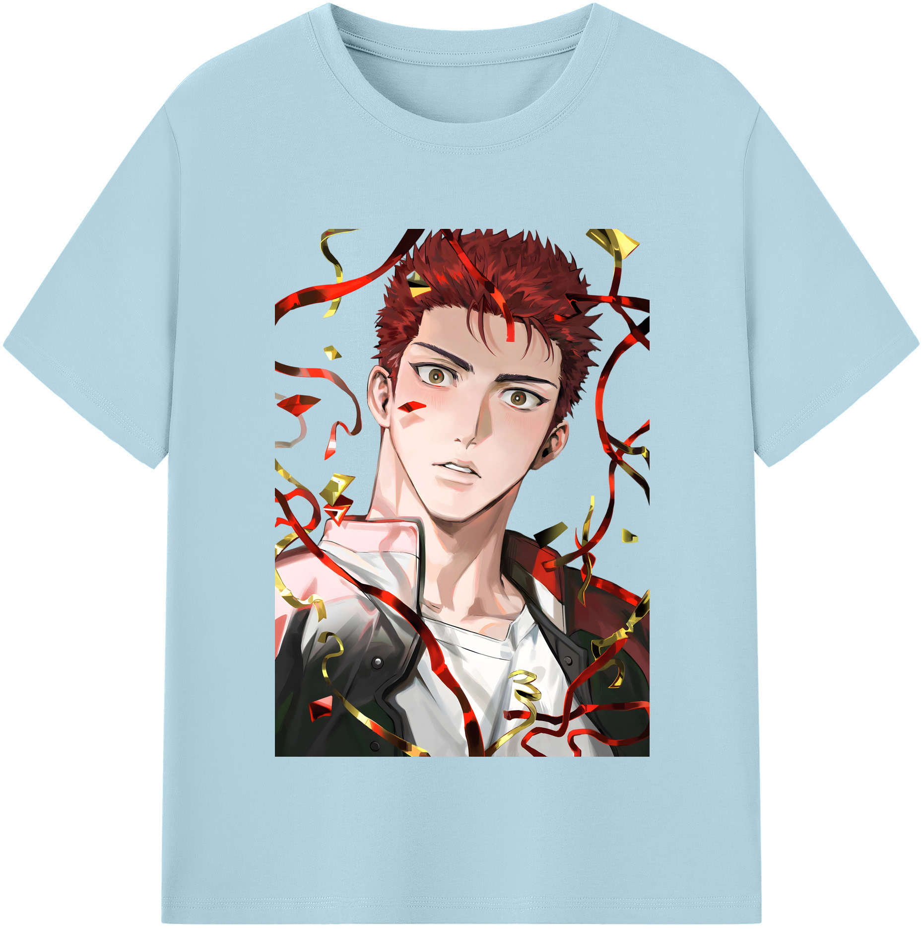 SLAM DUNK／スラムダンク 綿100％半袖Tシャツ（フロントプリント）